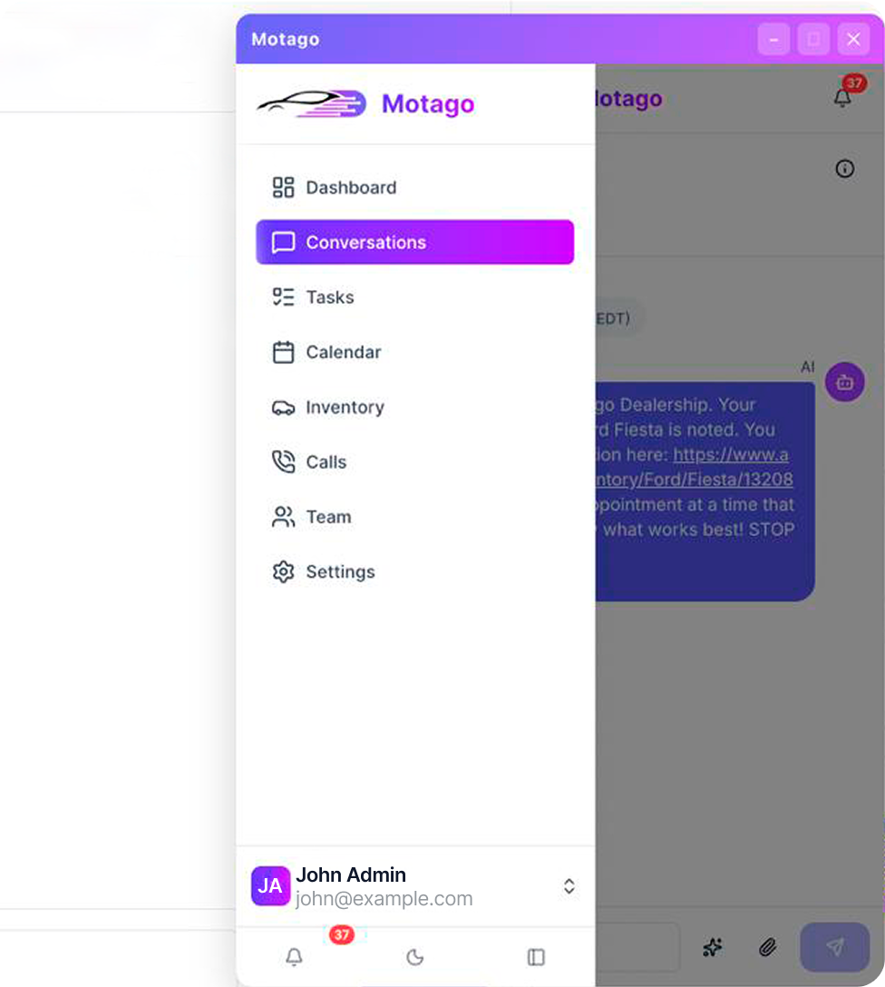 CRM Interface